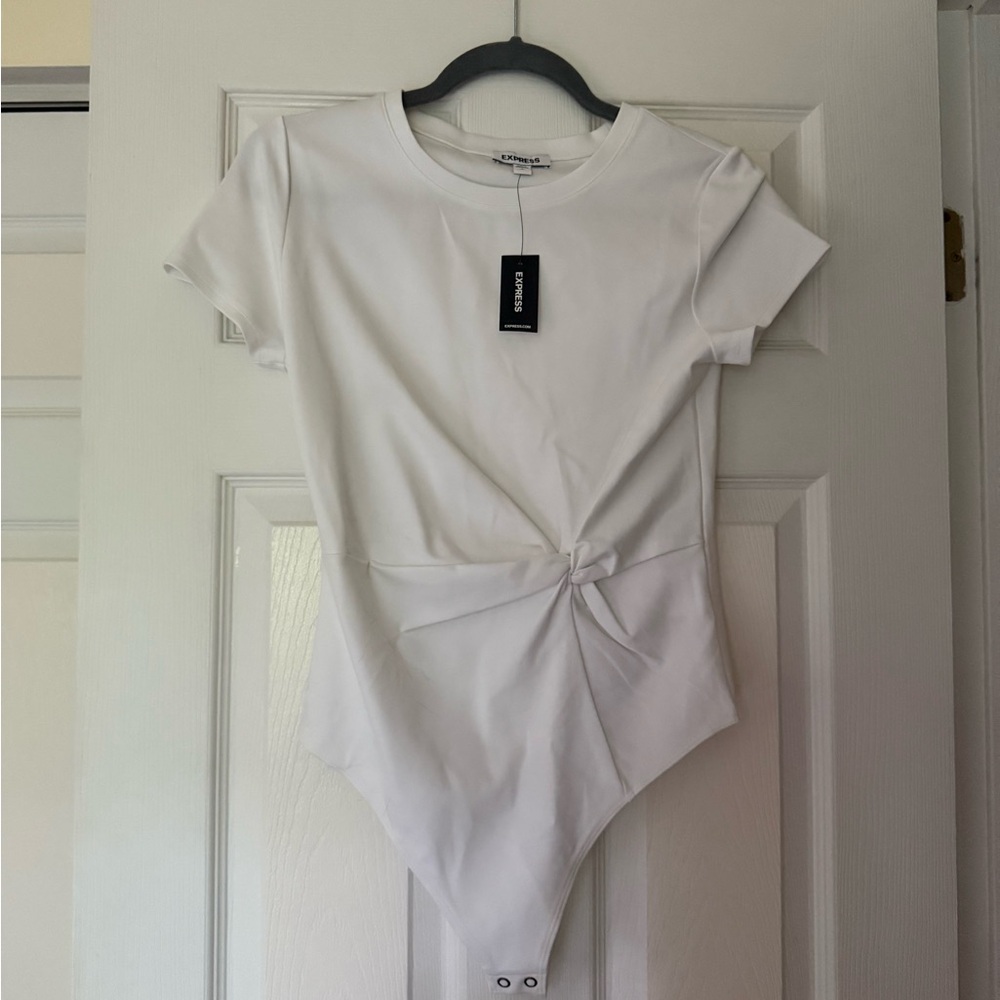 White Short Sleeve Bodysuit